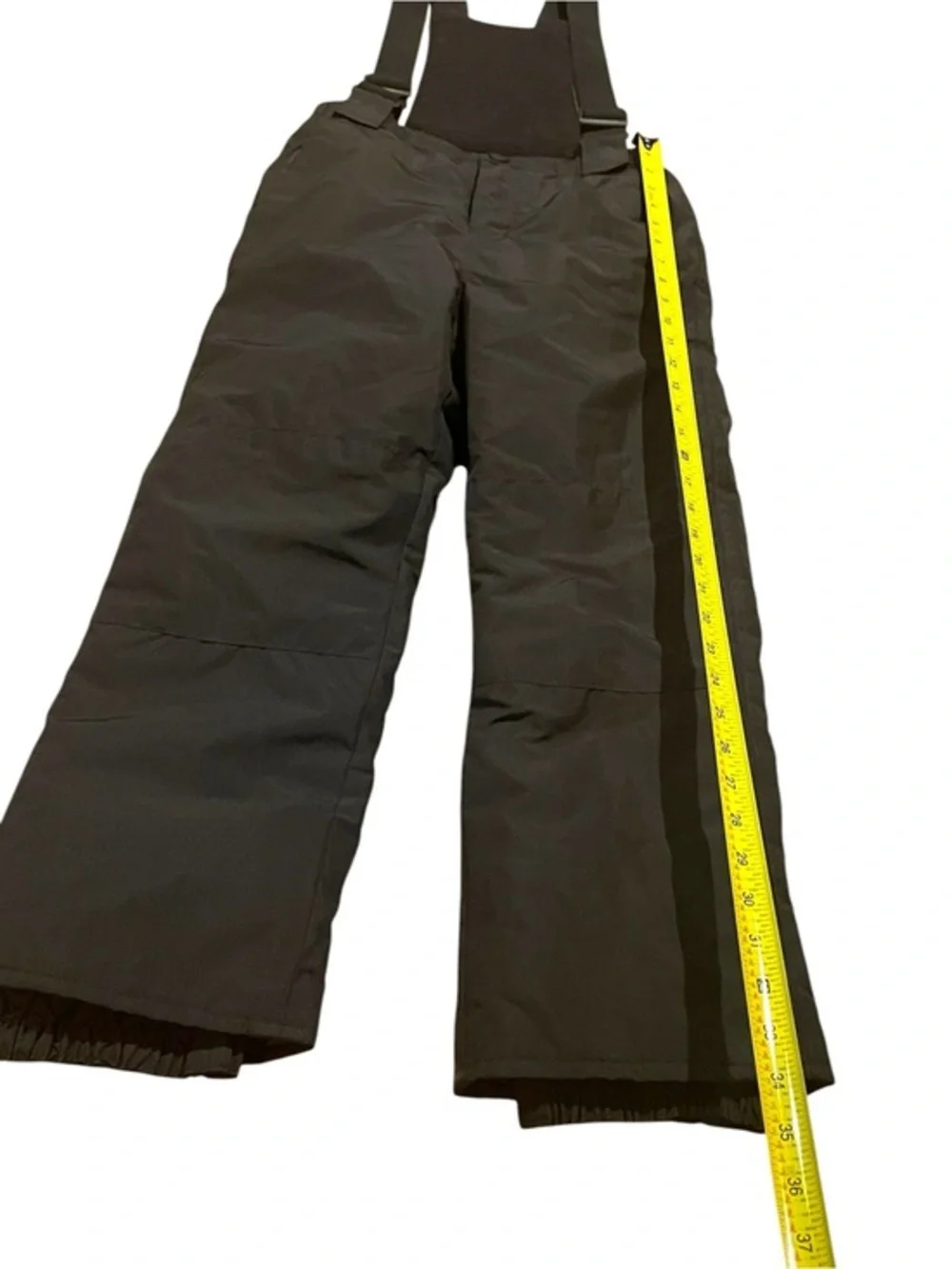 Youth Size 8 Snowbibs Childrens Place Black Snow Pants Overalls Boys Medium
